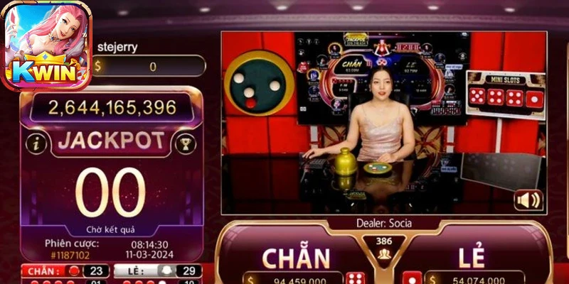 Người chơi trải nghiệm xóc đĩa kwin với cảm xúc chân thực.